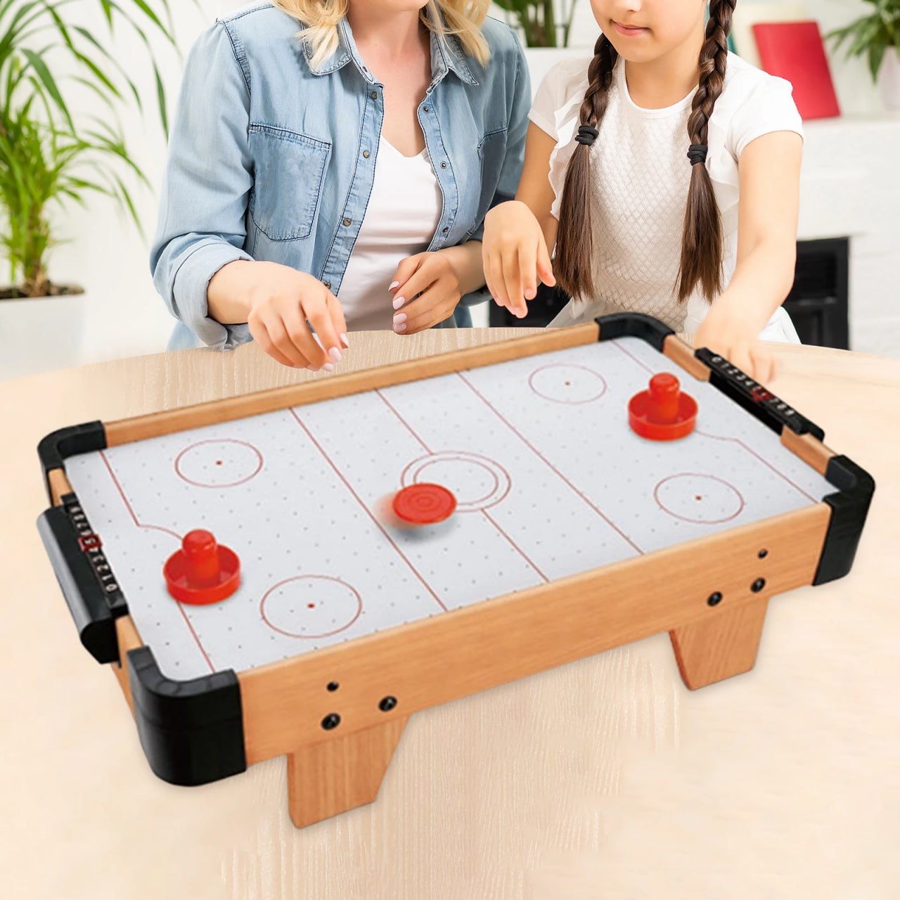 Ligero y compacto: tu nuevo mini air hockey